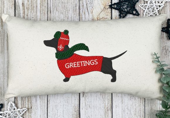 Christmas Dachshund Greetings