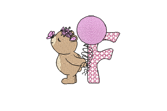 F Girl Teddy Embroidery Review