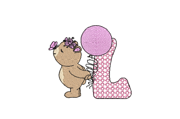 L Girl Teddy