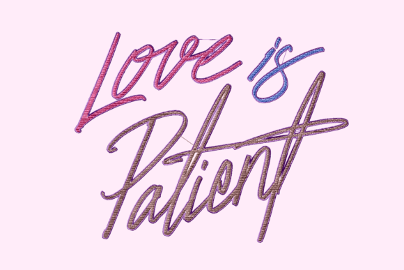 Love is Patient: A Seasonal Embroidery Review