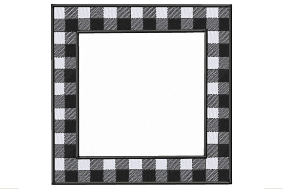 Plaid Frame for Monogram