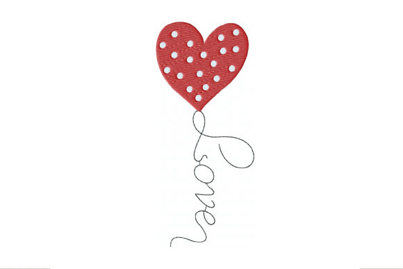 Polka Dot Heart: A Playful, Gift-Ready Valentine Embroidery Design