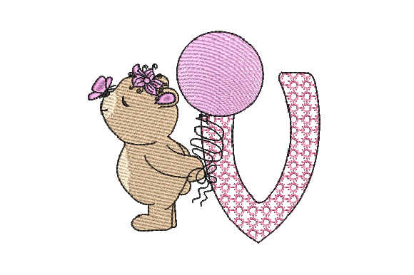 V Girl Teddy